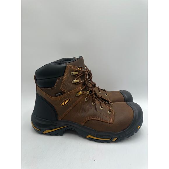 Keen MT. Vernon 6'' WP NEW Men's Work Boot Brown/Black (SOFT TOE) US Size 15 D - Picture 4 of 10